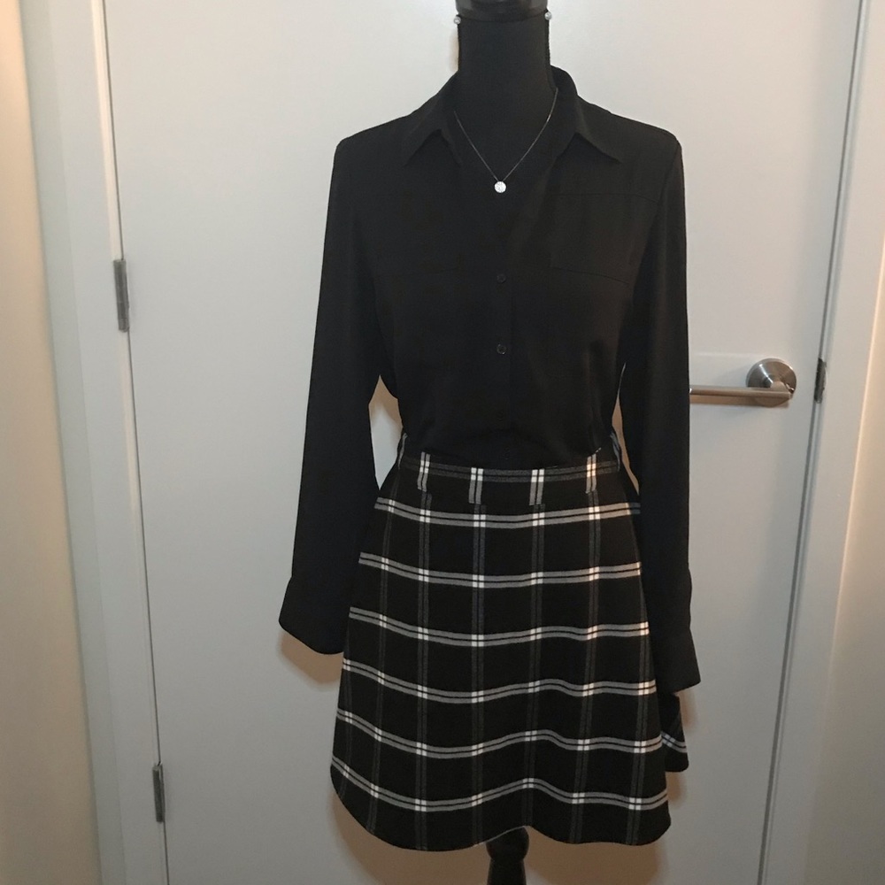 Old Navy A-Line Plaid Skirt